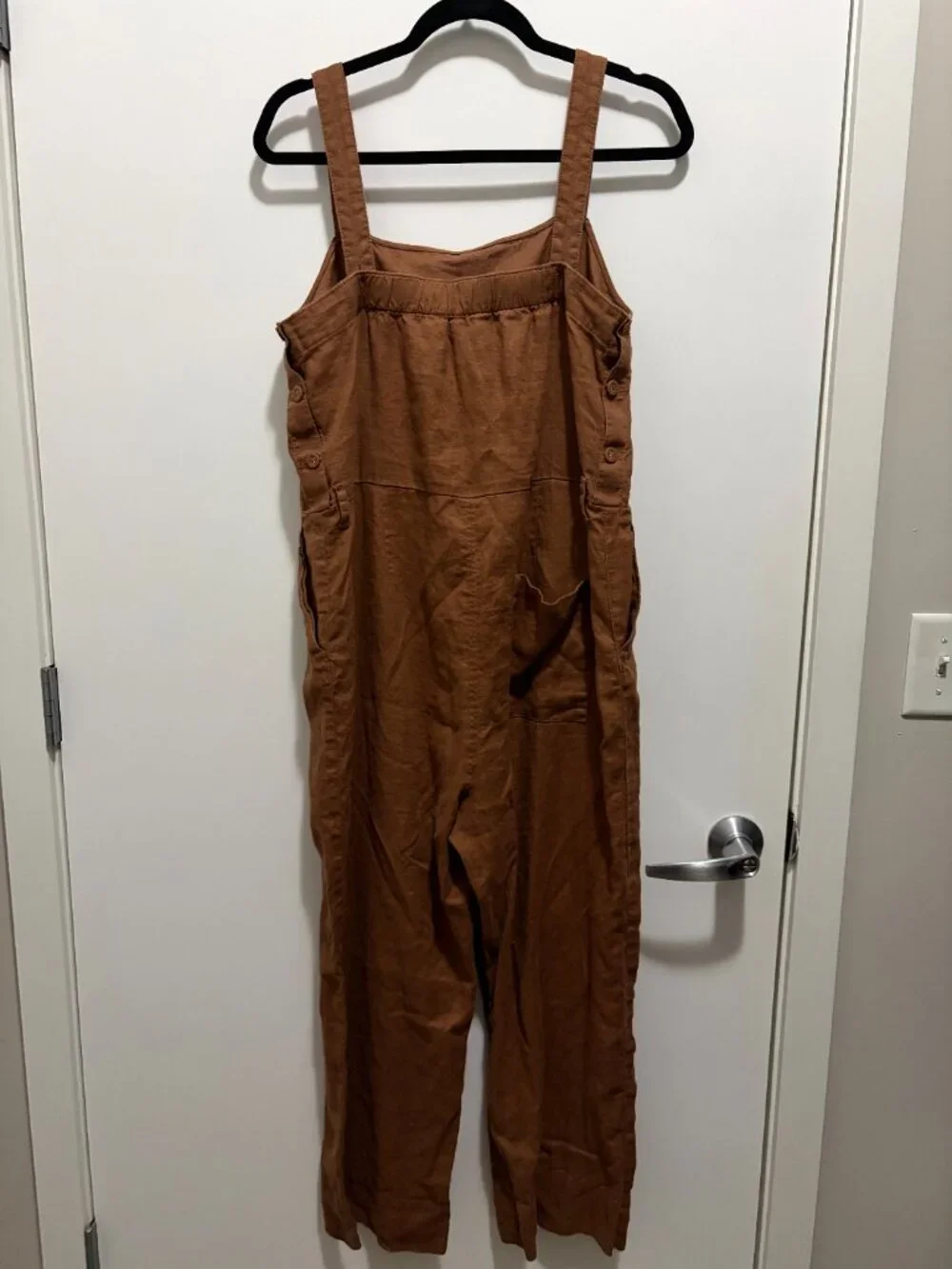 Everlane The Linen Side-Button Jumpsuit